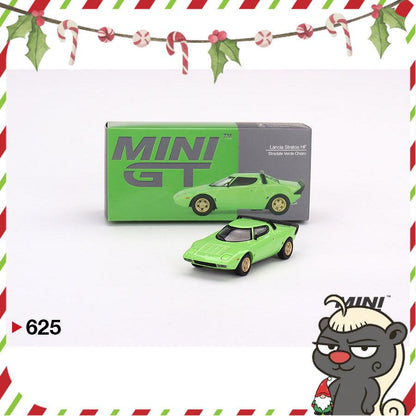[HÀNG CÓ SẴN] Mocus Mô hình xe Mini GT 1:64 Lancia Stratos HF Stradale Verde Chiaro 625