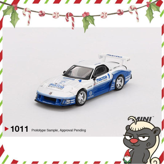 [HÀNG CÓ SẴN] Mocus Mô hình xe Mini GT 1:64 MAZDA RX-7 LB-Super Silhouette IMSA 1011