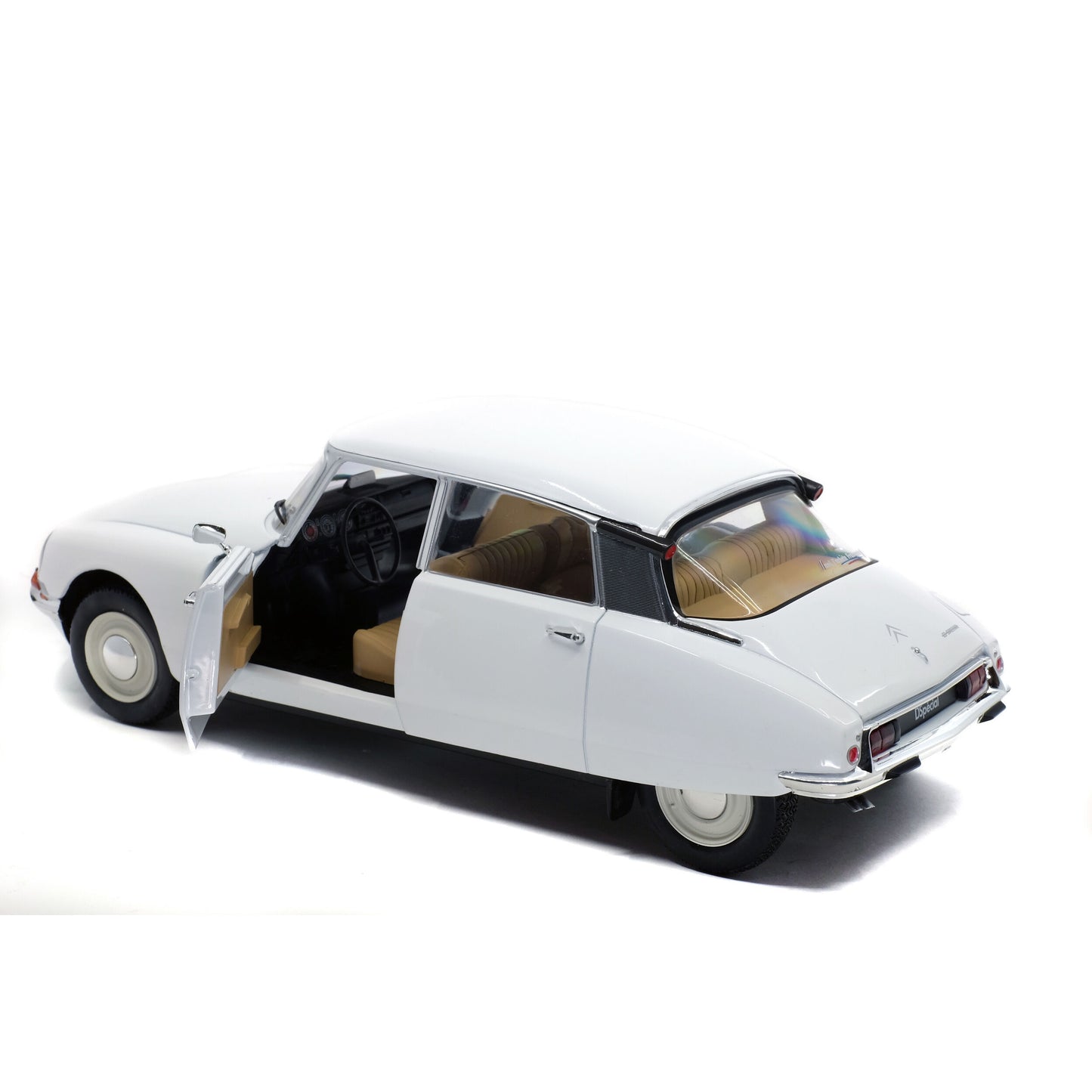 Mô hình xe Solido 1/18 Citroën D Special – Blanche – 1972