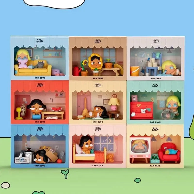 POP MART CRYBABY Sad Club Series Blind Box - Mocus Gift & Toys