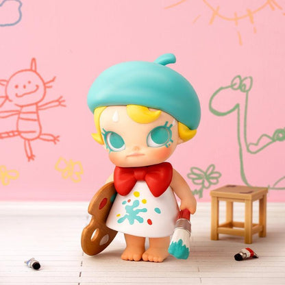 POP MART Baby Molly When I was Three! Series Figures Blind Box Action Toys Figure Birthday Gift