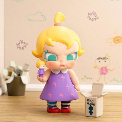 POP MART Baby Molly When I was Three! Series Figures Blind Box Action Toys Figure Birthday Gift