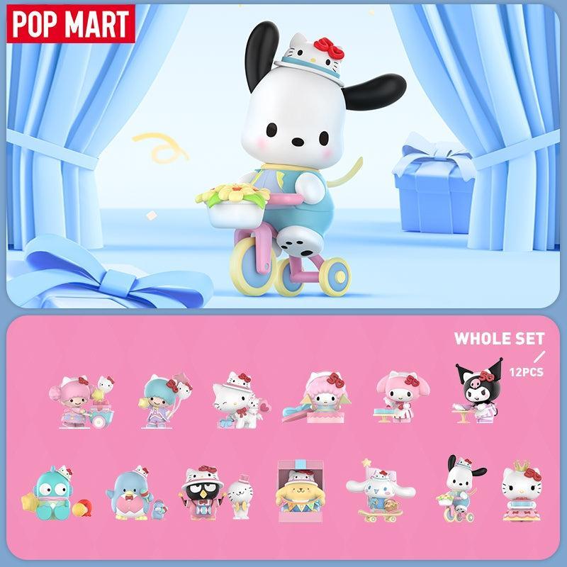 POP MART Sanrio characters Hello Kitty 50th Anniversary Series Figures Blind Box Action Toys Figure Birthday Gift Kid Toy(whole set)