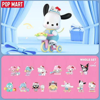 POP MART Sanrio characters Hello Kitty 50th Anniversary Series Figures Blind Box Action Toys Figure Birthday Gift Kid Toy(whole set)