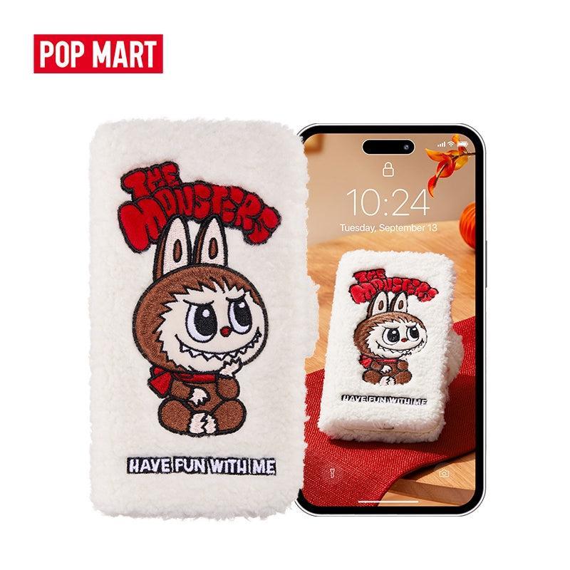 POP MART THE MONSTERS Classic Series-Plush Flip Phone Case for iPhone