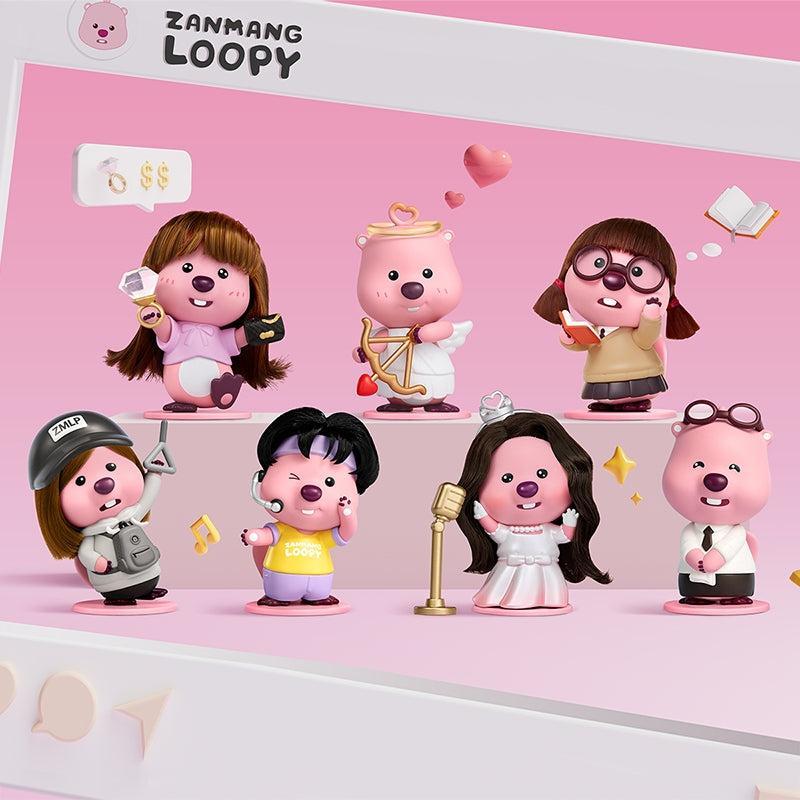 POP MART ZANMANG LOOPY’s Moments Series Figures Blind Box Action Toys Figure Birthday Gift Kid Toy（whole set））