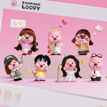 POP MART ZANMANG LOOPY’s Moments Series Figures Blind Box Action Toys Figure Birthday Gift Kid Toy（whole set））