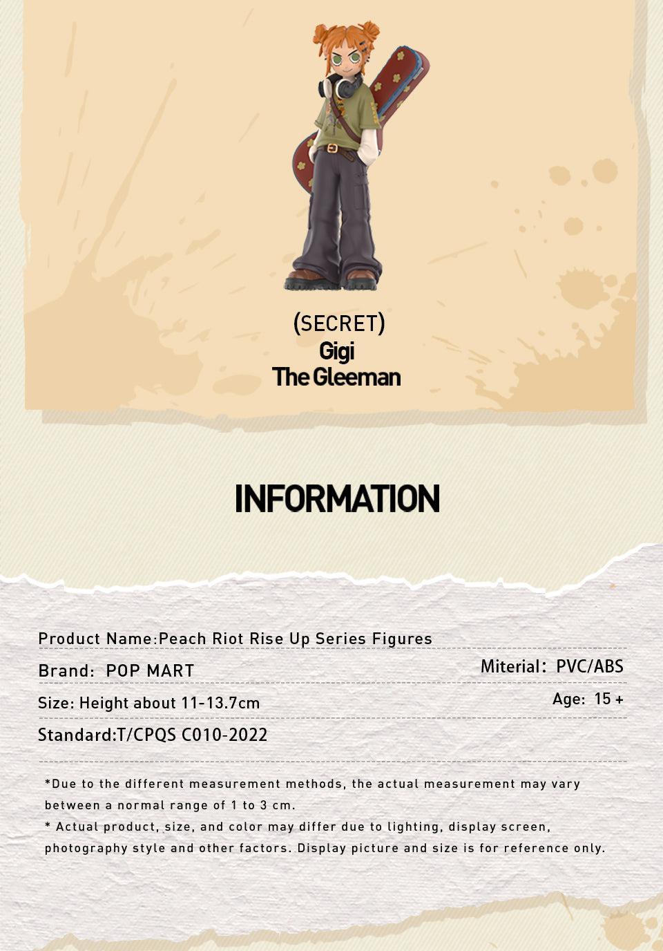 POP MART Peach riot rise up series ngẫu nhiên làm quà sinh nhật cho trẻ em