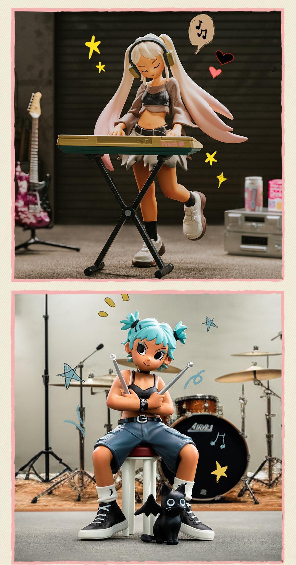 POP MART Peach riot rise up series ngẫu nhiên làm quà sinh nhật cho trẻ em