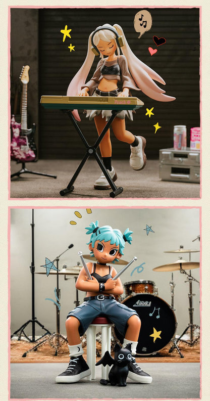 POP MART Peach riot rise up series ngẫu nhiên làm quà sinh nhật cho trẻ em