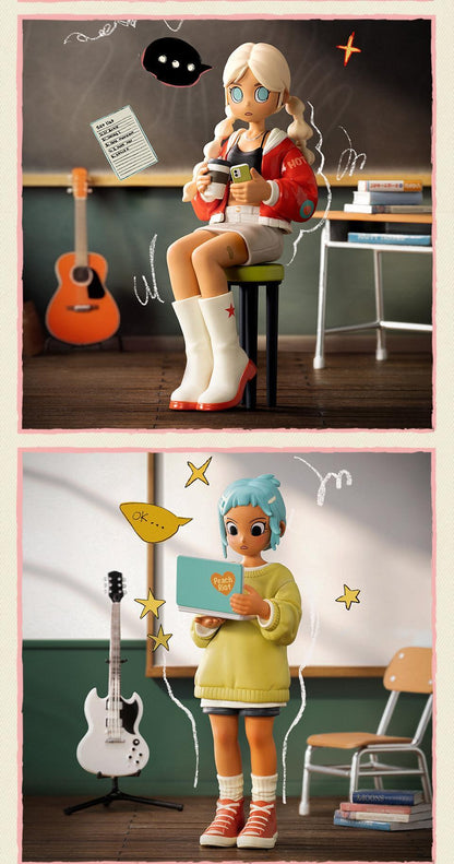 POP MART Peach riot rise up series ngẫu nhiên làm quà sinh nhật cho trẻ em