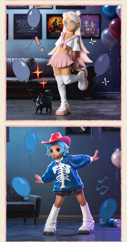 POP MART Peach riot rise up series ngẫu nhiên làm quà sinh nhật cho trẻ em