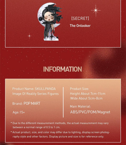Pop MART SKULLPANDA Hình Ảnh Của Thực Tế Series Nhân Vật Hộp Mù Đồ Chơi Hành Động Hình Quà Tặng Sinh Nhật Đồ Chơi Trẻ Em