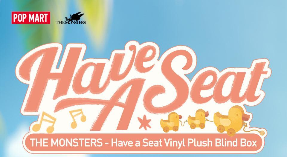 POP MART THE MONSTERS - Have a Seat Vinyl Plush Blind Box Action Toys Figure Birthday Gift Kid Toy