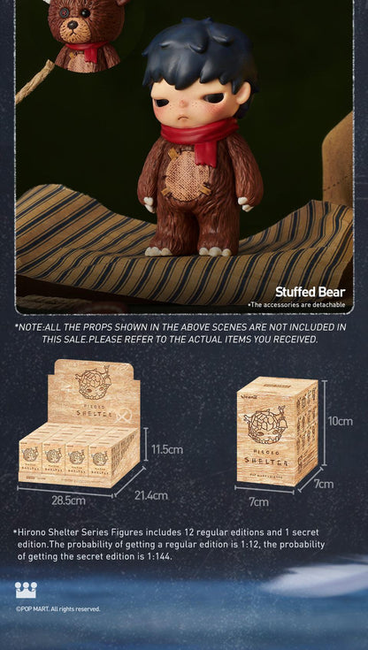 POP MART Hirono Shelter Series Figures Birthday Gift Kid Toy