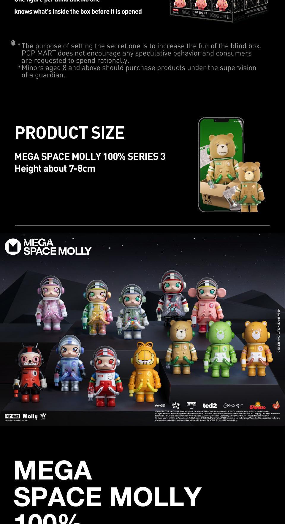POP MART MEGA SPACE MOLLY 100% Series 3 Blind Box (Full Set Link)