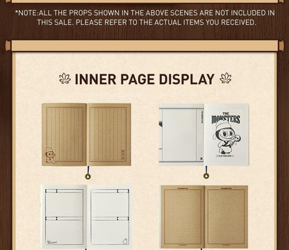 Pop MART THE MONSTERS Let 's Have Fun Together Series-Notebook