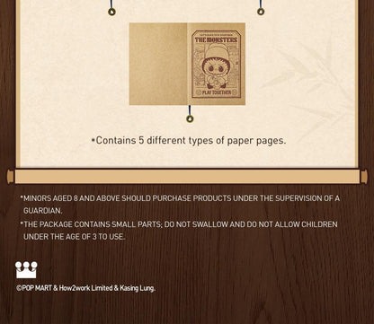 Pop MART THE MONSTERS Let 's Have Fun Together Series-Notebook