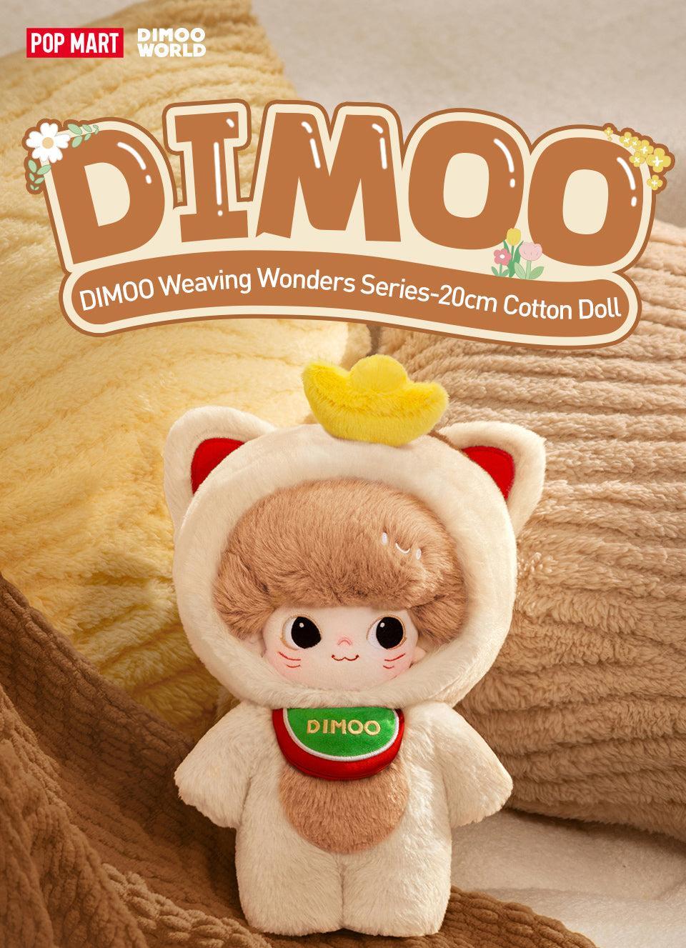 Pop MART DIMOO Dệt Wonders Series Búp bê Cotton-20cm