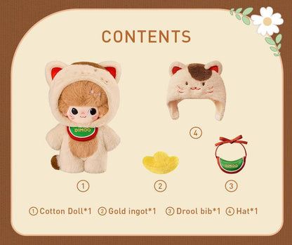 Pop MART DIMOO Dệt Wonders Series Búp bê Cotton-20cm