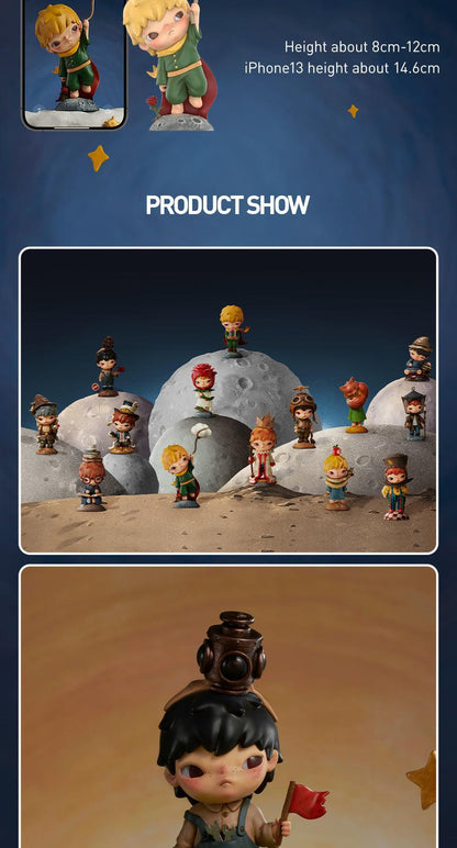 POP MART Hirono×Le Petit Prince Series Figures Blind Box Action Toys Figure Birthday Gift Kid Toy