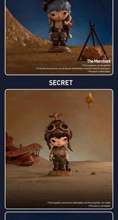 POP MART Hirono×Le Petit Prince Series Figures Blind Box Action Toys Figure Birthday Gift Kid Toy