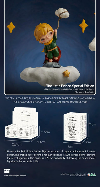 POP MART Hirono×Le Petit Prince Series Figures Blind Box Action Toys Figure Birthday Gift Kid Toy