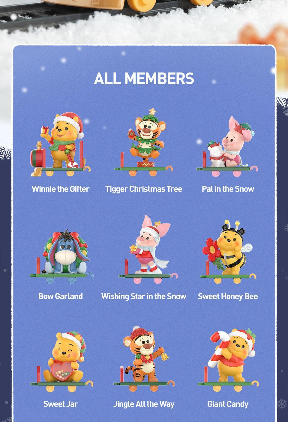 POP MART Disney Winnie the Pooh Gift Giving Series Figures Blind Box Action Toys Figure Birthday Gift Kid Toy