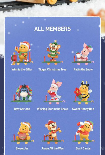 POP MART Disney Winnie the Pooh Gift Giving Series Figures Blind Box Action Toys Figure Birthday Gift Kid Toy