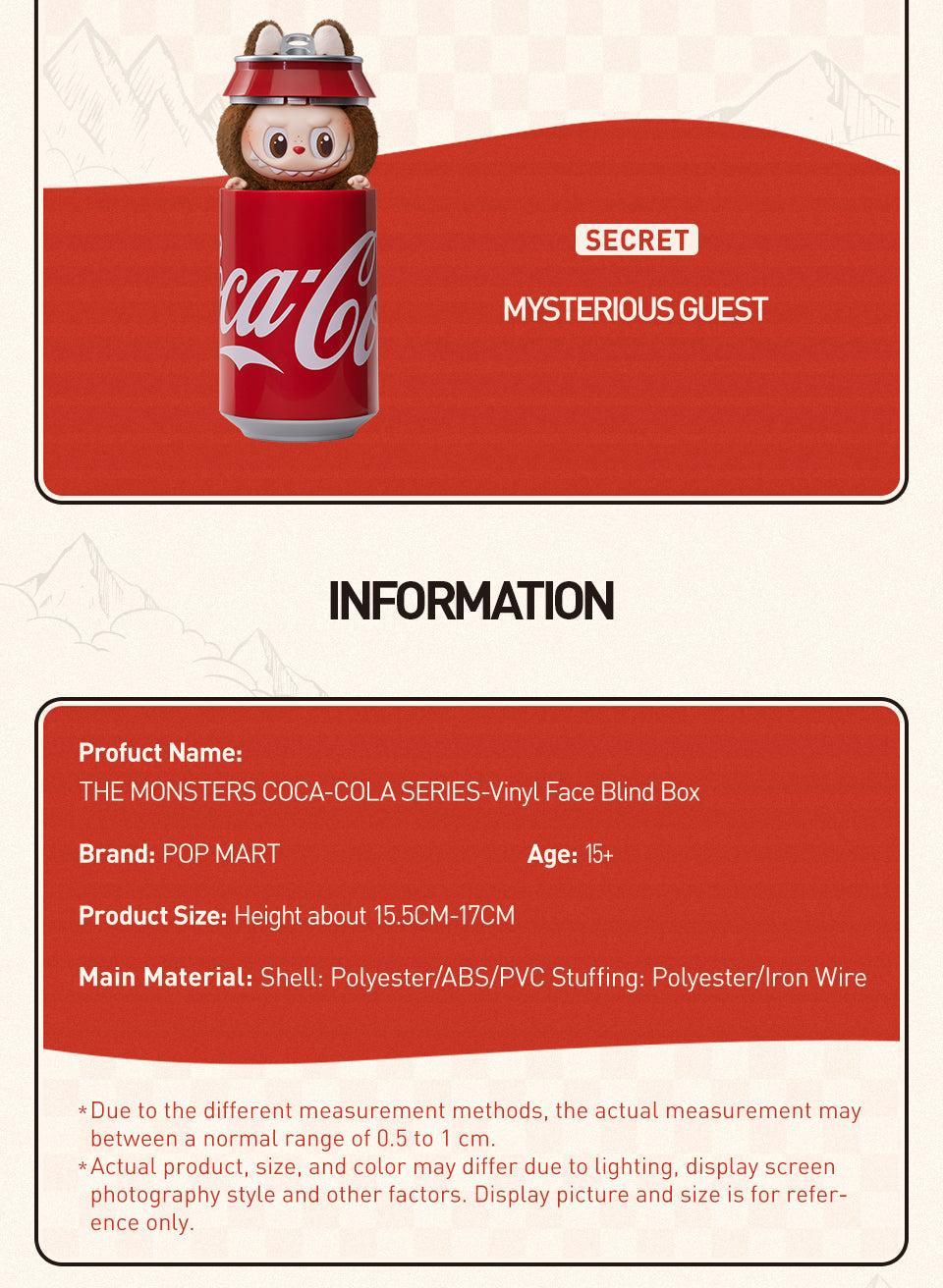 POP MART THE MONSTERS COCA-COLA SERIES-Vinyl Face Blind Box