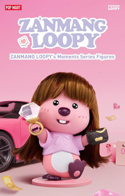POP MART ZANMANG LOOPY’s Moments Series Figures Blind Box Action Toys Figure Birthday Gift Kid Toy（whole set））