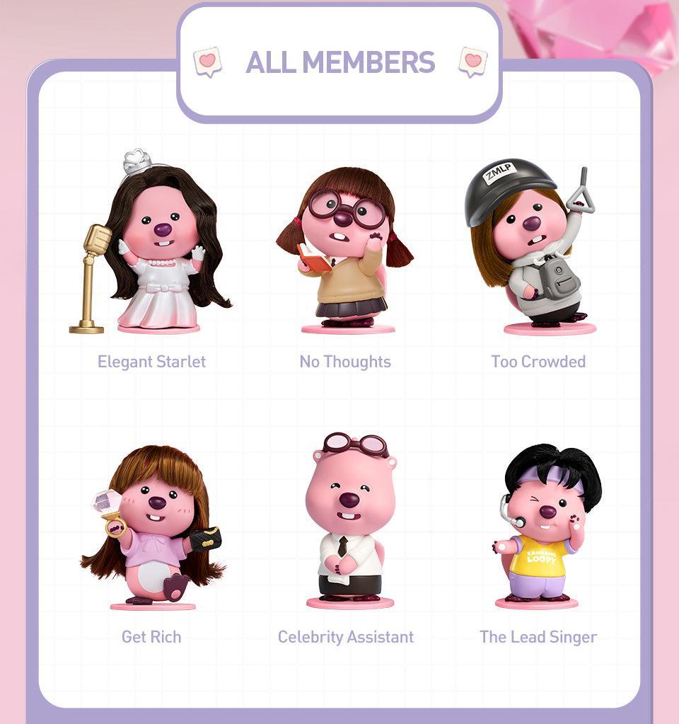 POP MART ZANMANG LOOPY’s Moments Series Figures Blind Box Action Toys Figure Birthday Gift Kid Toy（whole set））