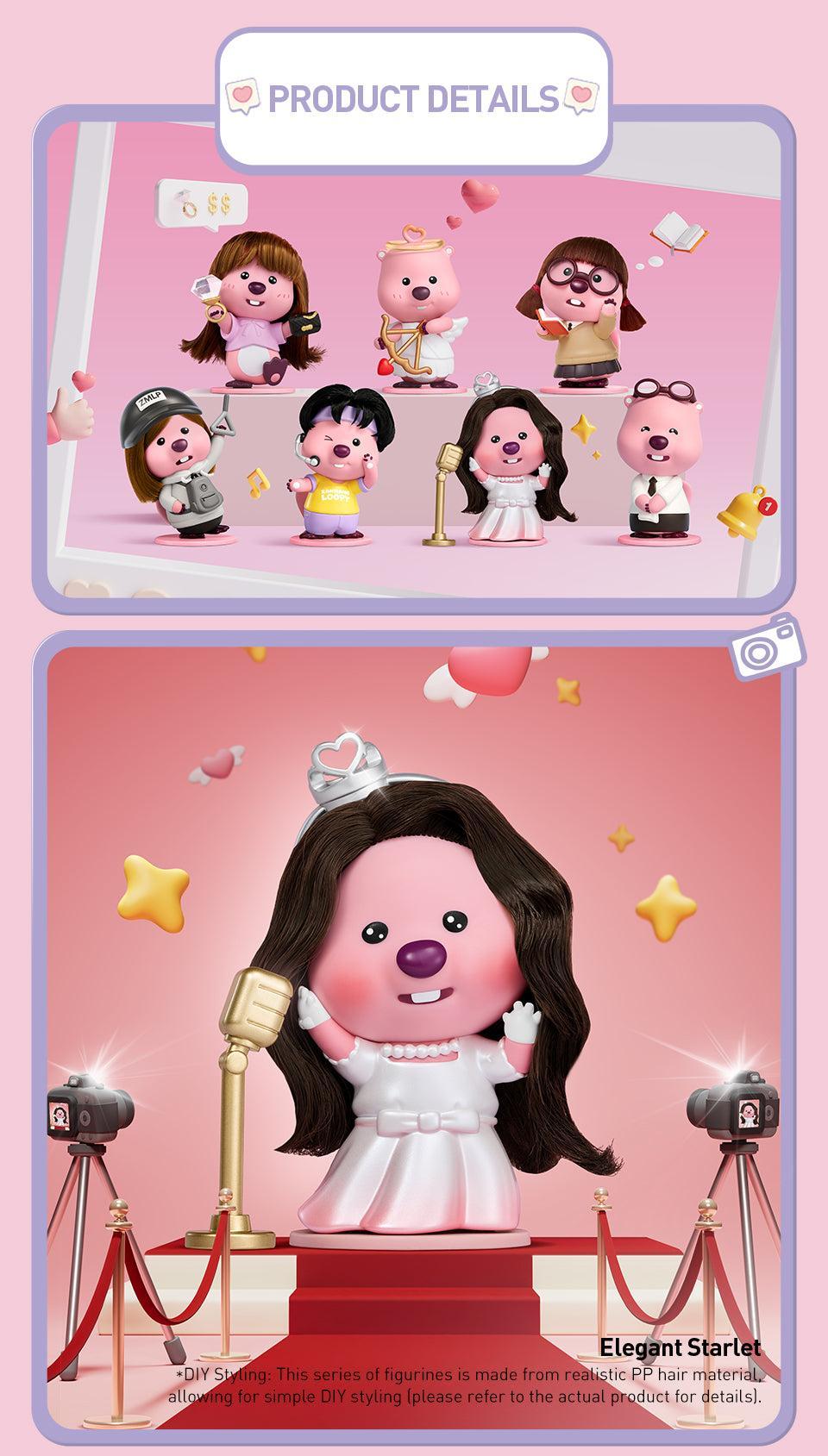 POP MART ZANMANG LOOPY’s Moments Series Figures Blind Box Action Toys Figure Birthday Gift Kid Toy（whole set））