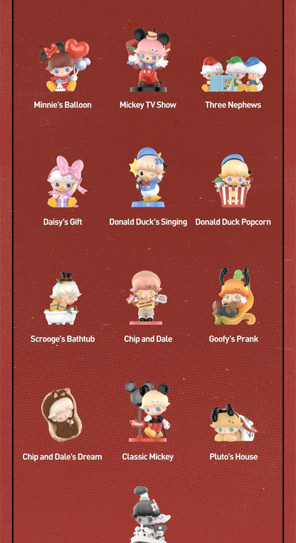 POP MART DIMOO WORLD × DISNEY Series Figures Blind Box Action Toys Figure Birthday Gift Kid Toy