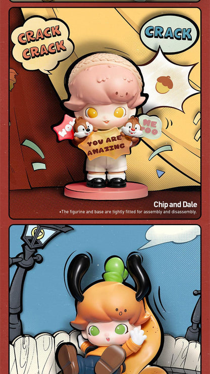 POP MART DIMOO WORLD × DISNEY Series Figures Blind Box Action Toys Figure Birthday Gift Kid Toy（whole set）