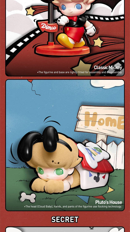 POP MART DIMOO WORLD × DISNEY Series Figures Blind Box Action Toys Figure Birthday Gift Kid Toy（whole set）