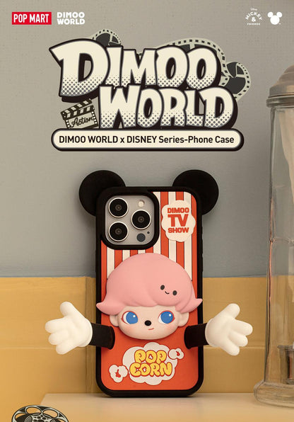 POP MART  DIMOO WORLD × DISNEY Series-Phone Case for iPhone 15 Pro Max / 16 Pro/16 Pro Max