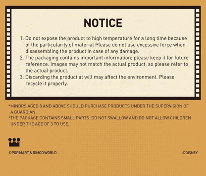 POP MART  DIMOO WORLD × DISNEY Series-Phone Case for iPhone 15 Pro Max / 16 Pro/16 Pro Max