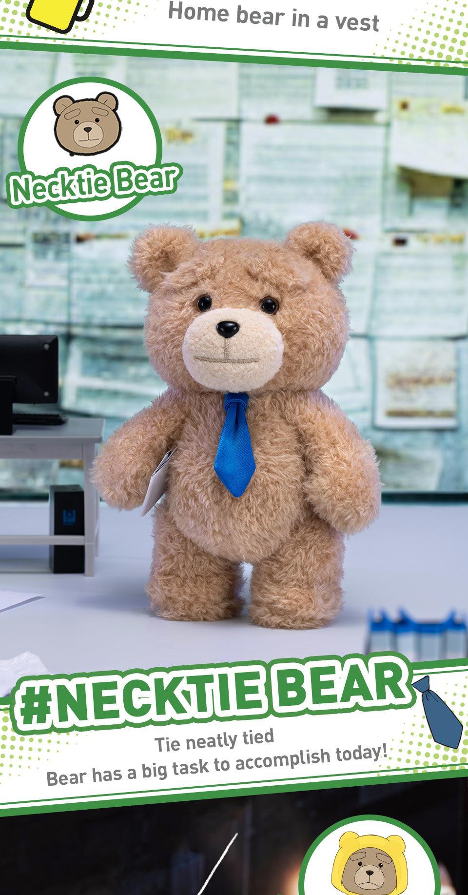 POP MART Ted2 Teddy Bear Action Plush Pendant Blind Box