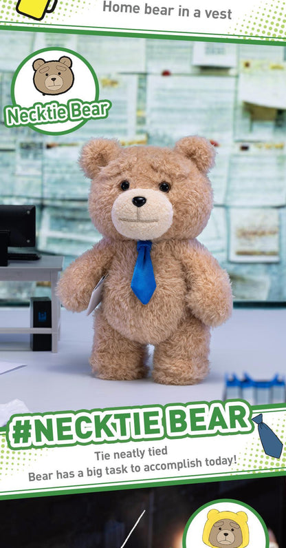 POP MART Ted2 Teddy Bear Action Plush Pendant Blind Box