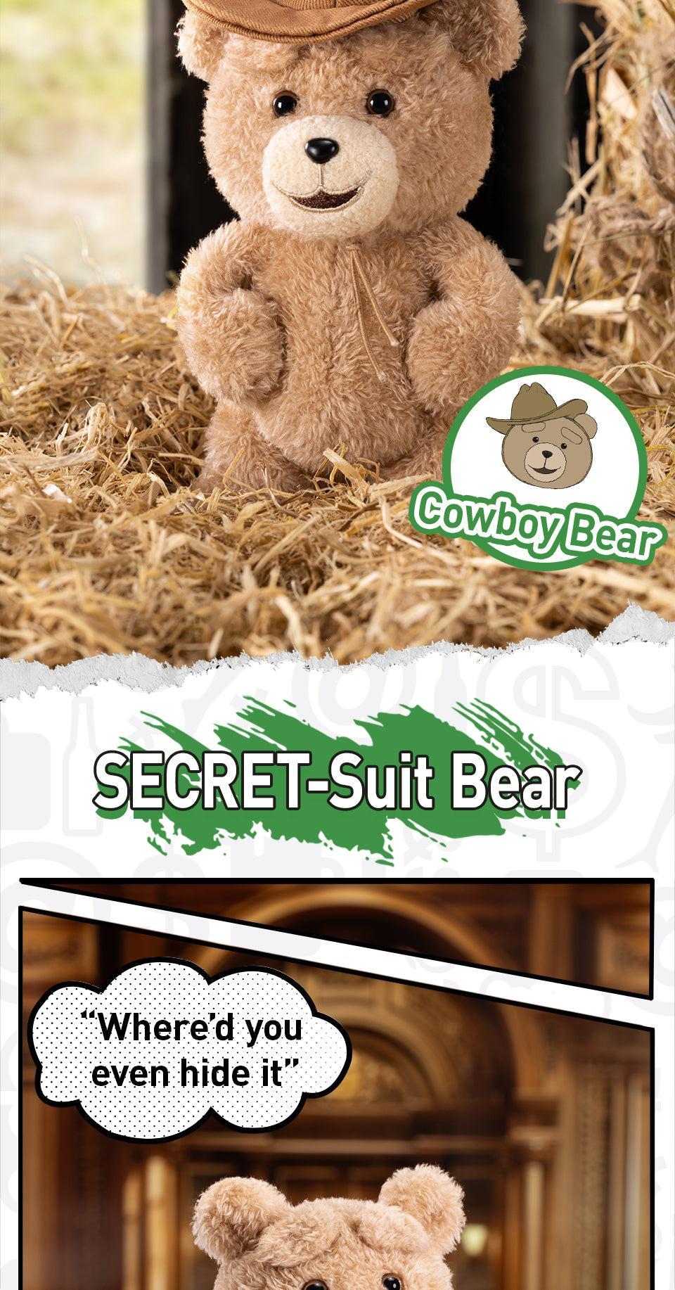 POP MART Ted2 Teddy Bear Action Plush Pendant Blind Box