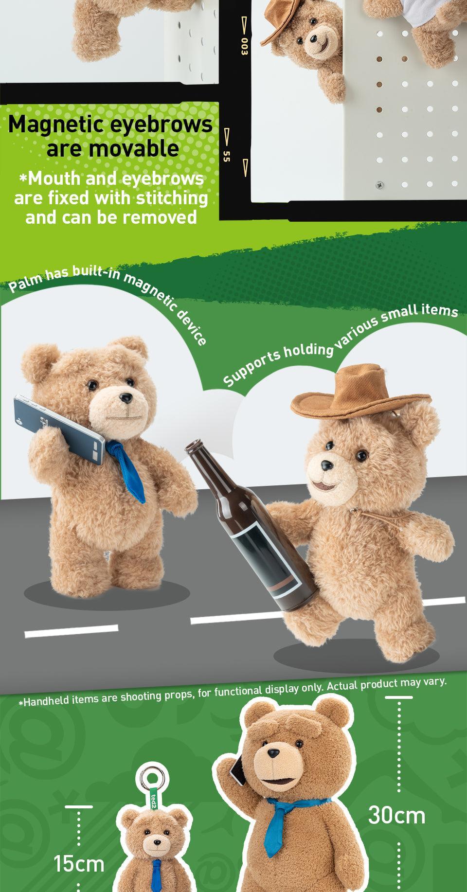 POP MART Ted2 Teddy Bear Action Plush Pendant Blind Box