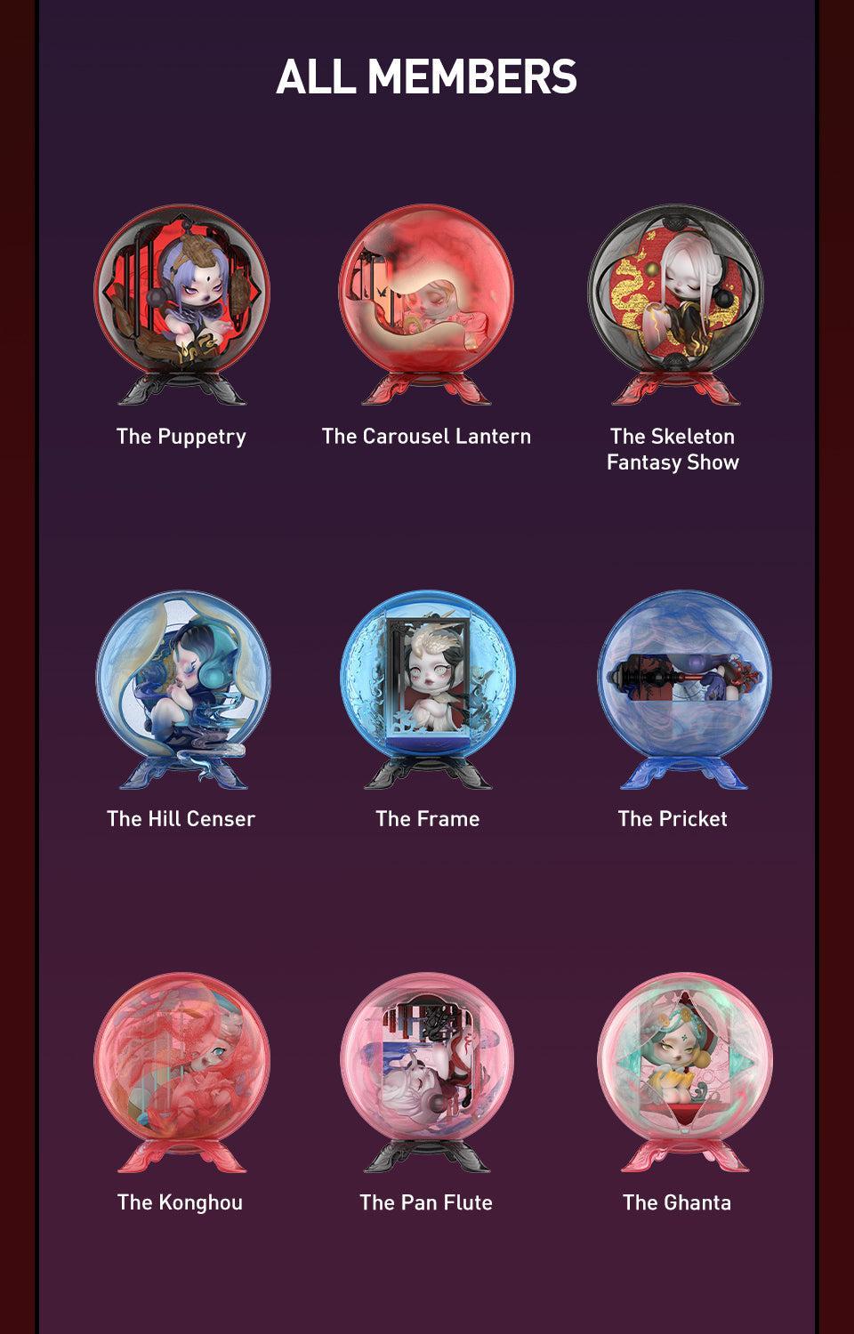 POP MART SKULLPANDA The Mirage Series Figures Blind Box Action Toys Figure Birthday Gift Kid Toy