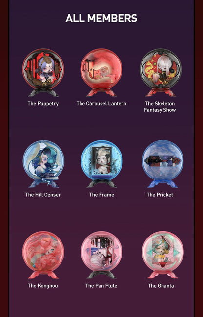 POP MART SKULLPANDA The Mirage Series Figures Blind Box Action Toys Figure Birthday Gift Kid Toy