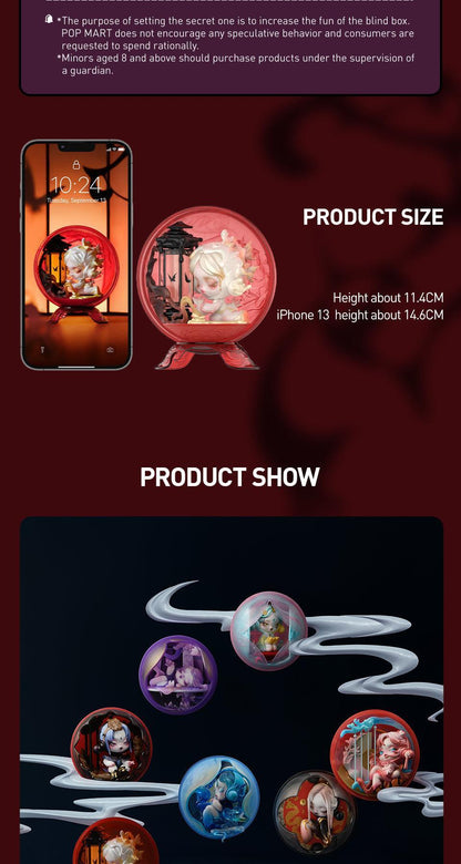 POP MART SKULLPANDA The Mirage Series Figures Blind Box Action Toys Figure Birthday Gift Kid Toy