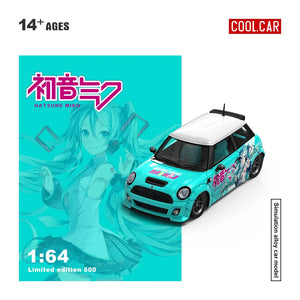 [ĐÃ RA MẮT] Mô hình xe COOL CAR 1:64 A1-BMW Mini-Hatsune Miku CC643642