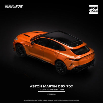 [HÀNG CÓ SẴN] Mô hình xe POPRACE 1:64 ASTON MARTIN DBX 707 - COSMOS ORANGE PR640148