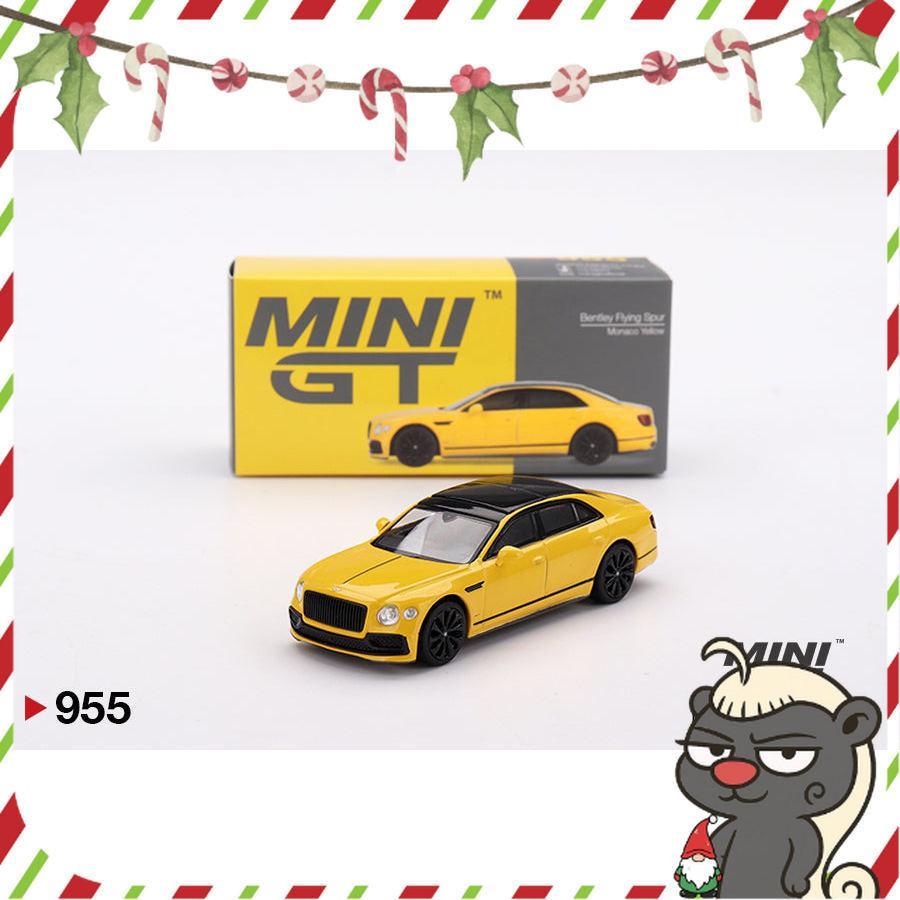 [HÀNG CÓ SẴN] Mocus Mô hình xe Mini GT 1:64 Bentley Flying Spur Monaco Yellow 955