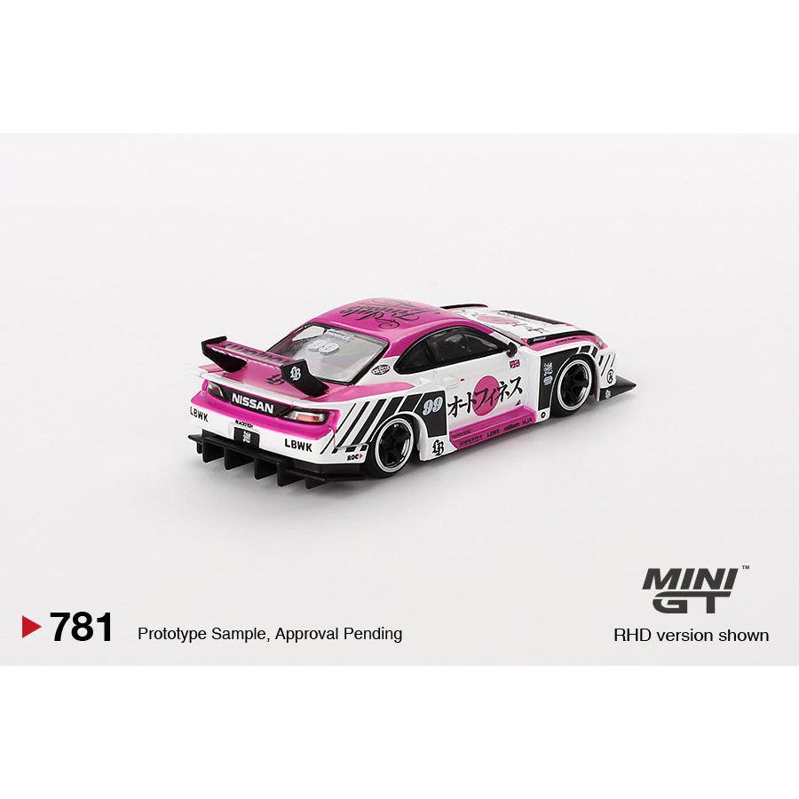 [HÀNG CÓ SẴN] Mocus Mô hình xe Mini GT 1:64 Nissan LB-Super Silhouette S15 SILVIA Auto Finesse SEMA 2023 781