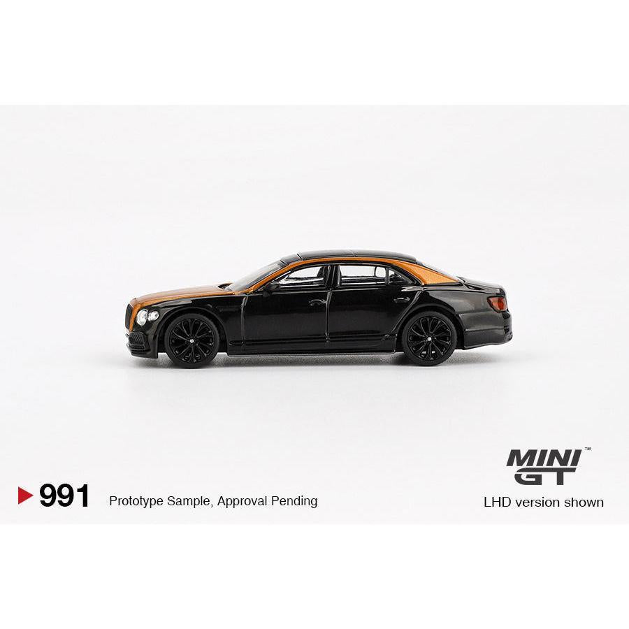 [HÀNG CÓ SẴN] Mocus Mô hình xe Mini GT 1:64 Bentley Flying Spur Orange Flame / Onyx 991
